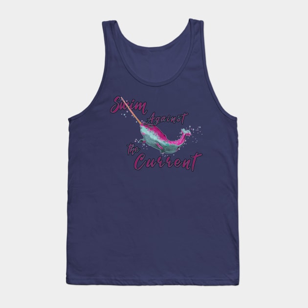 Swim against the current Tank Top by LondonAutisticsStandingTogether